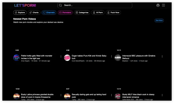 Letsporn home page