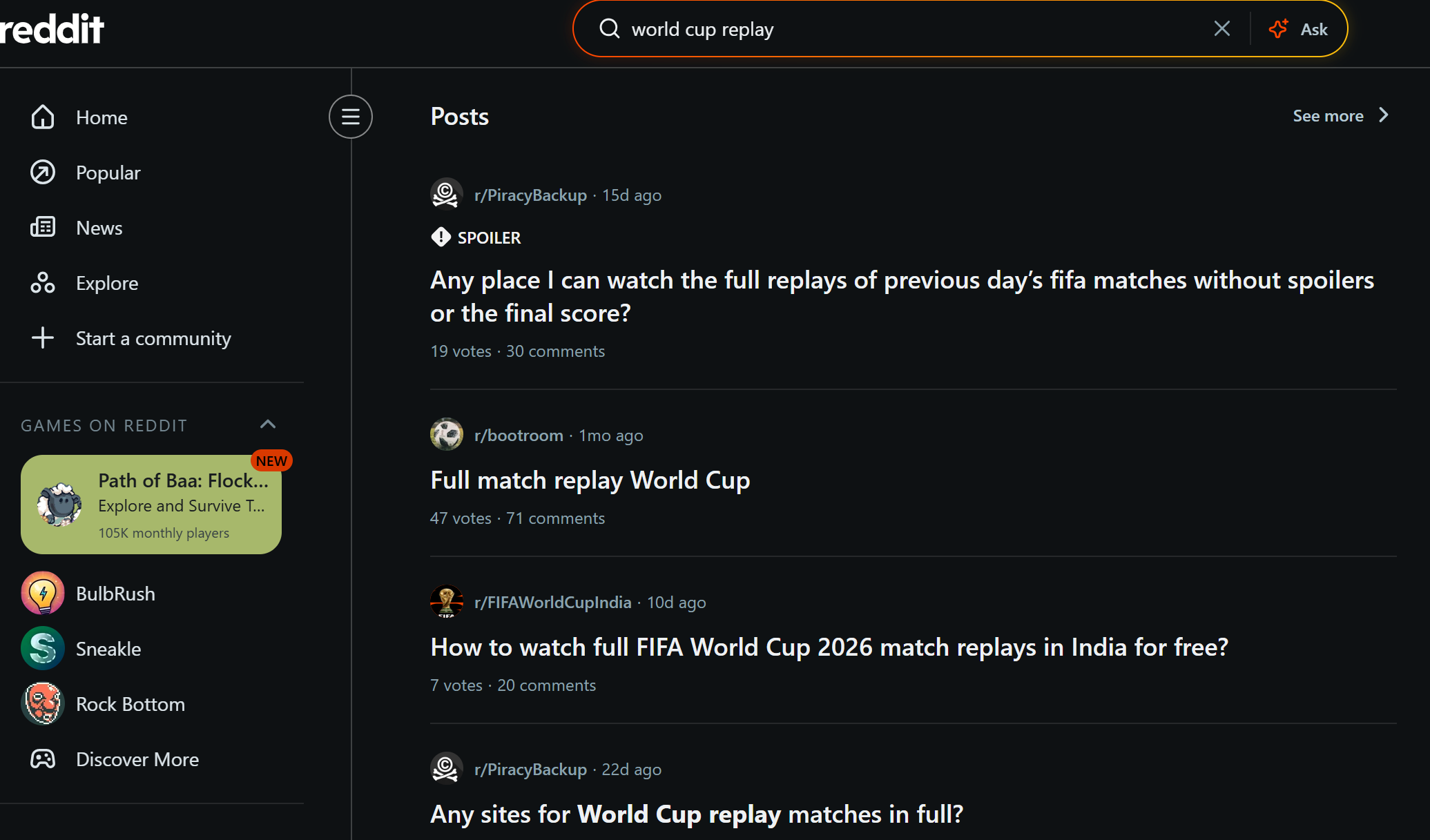 FIFA World Cup Replay Reddit 