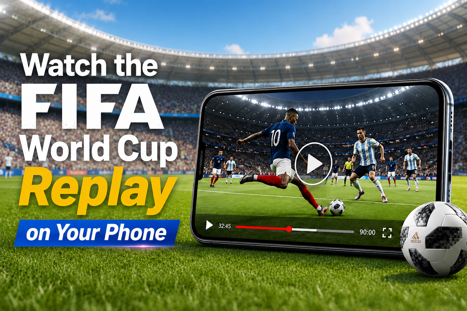 Replay FIFA World Cup on Phone